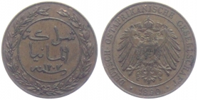 Deutsch Ostafrika - DOA - N 710 - 1890 - 1 Pesa - vz