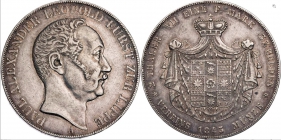 Lippe, Grafschaft - 1843 A- Paul Alexander Leopold / Leopold II. (1802-1851) - Vereinsdoppeltaler / 3,5 Gulden - gutes vz