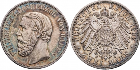 Baden - J 28 - 1902 G - Friedrich I. von Baden (1856-1907) - 2 Mark - vz